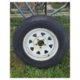 Trailer Tire & Wheel 205/75/15