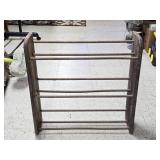 Wooden Shoe Rack 22"L 6"W 22"H