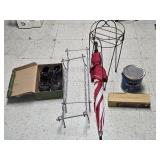 Plant Stand, Shoes, Paint, Candles, Umbrella &