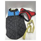 (C) Pet Harness Size XL Pet Jacket Size L and