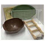 (F) Lot Includes Storage Basket Ladder Rack