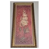 (FL) Floral Print by Pamela Gladding 10"x 21¾"