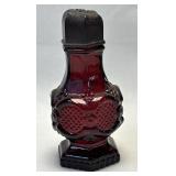 (B) Vintage Avon Ruby Red Shaker Cape Cod