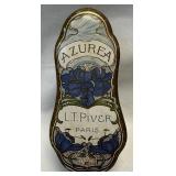 (B) Azurea L.T Piver Paris Perfume Box and Bottle
