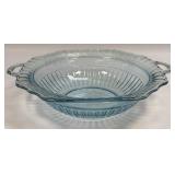 (J) Vintage Anchor Hocking Glass Company Ice Blue