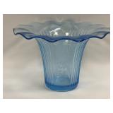 (J) Vintage Anchor Hocking Glass Company Ice Blue