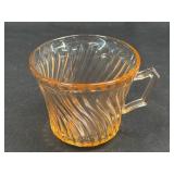 (J) Vintage Federal Glass Company Pink 'Diana'