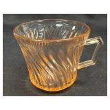 (J) Vintage Federal Glass Company Pink 'Diana'