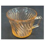 (J) Vintage Federal Glass Company Pink 'Diana'