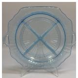 (J) Vintage Anchor Hocking Glass Company Ice Blue