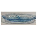 (J) Vintage Anchor Hocking Glass Company Ice Blue
