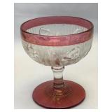 (K) Vintage Jeanette Glass Co Iris & Herringbone