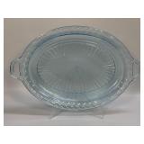 (J) Vintage Anchor Hocking Glass Company Ice Blue