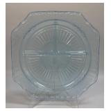 (J) Vintage Anchor Hocking Glass Company Ice Blue