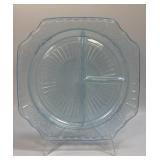 (J) Vintage Anchor Hocking Glass Company Ice Blue