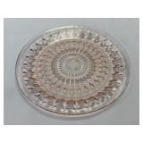 (K) Vintage Jeanette Glass Co Holiday Pink Buttons