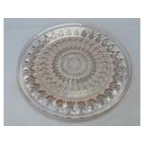 (K) Vintage Jeanette Glass Co Holiday Pink Buttons