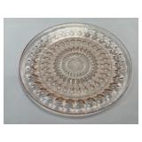 (K) Vintage Jeanette Glass Co Holiday Pink Buttons