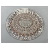 (K) Vintage Jeanette Glass Co Holiday Pink Buttons