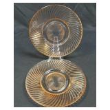 (J) Vintage Federal Glass Company Pink 'Diana'