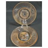 (J) Vintage Federal Glass Company Pink 'Diana'