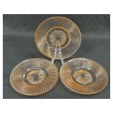 (J) Vintage Federal Glass Company Pink 'Diana'