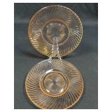 (J) Vintage Federal Glass Company Pink 'Diana'