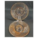 (J) Vintage Federal Glass Company Pink 'Diana'