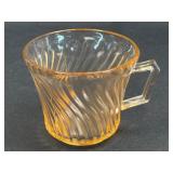 (J) Vintage Federal Glass Company Pink 'Diana'