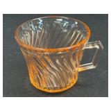 (J) Vintage Federal Glass Company Pink 'Diana'