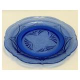(K) Vintage Hazel Atlas Royal Lace Cobalt Blue 6ï¿½