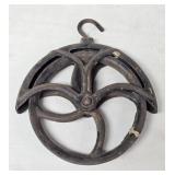 (F) Cast Iron 9' Well Pulley