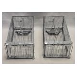 (D) 2- Humane Chipmunk/ Squirrel Traps 10½'x 5½'x