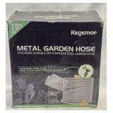 (D) 75ft Stainless Steel Garden Hose