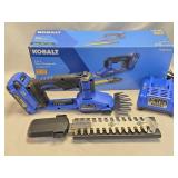 (D) Kobalt 2 in1 Shear/Shrubber Kit
