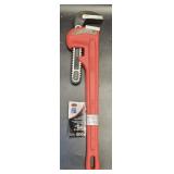 (D) Ridgid HD 18' Pipe Wrench