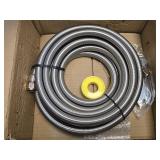 (D) 20' Long Braided Hose For Fire Pit