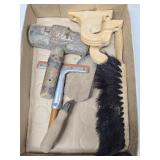 (FL) Brush, Sledge Hammer, Squeegee, Wooden