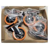 (D) 4- 4' Caster Wheels w/ Brakes