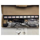 (D) 2- Color Changing Emergency Light Bars 17'