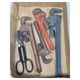 (FL) 4- Pipe Wrenches & Snips