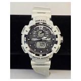 (D) SMAEL White Men's Digital Wrist Watch