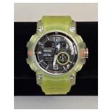 (D) SMAEL Yellow Men's Digital Wrist Watch