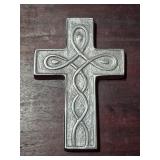 Aluminum Cross Wall Decor 6¼"x 4¼"