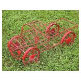 Red Wire Truck Yard Art 12"W 15"T