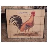 The Gold Rooster Wooden Wall Decor 20"x 16"
