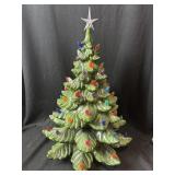 20" Molded Ceramic Christmas Tree-Chipped