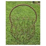 MetalWire Basket Yard Decor 20"W 28"T