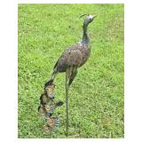 Metal Peacock Yard Decor 35"T