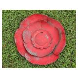 Metal Flower Wall Decor 17"